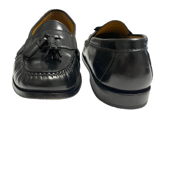 COLE HAAN Men’s Pinch Tassel Leather Loafer | 8.5 D | Black - Picture 4 of 10